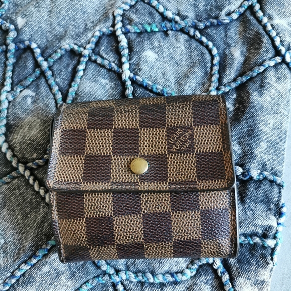 💯 authentic LV Damier fording wallet